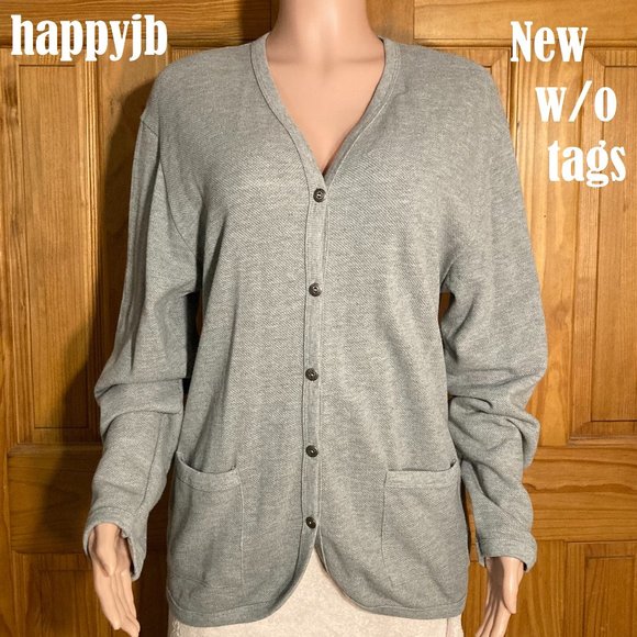 NWOT Vintage Jenny Buchanan Sport Knit Cardigan Size M - Picture 2 of 13